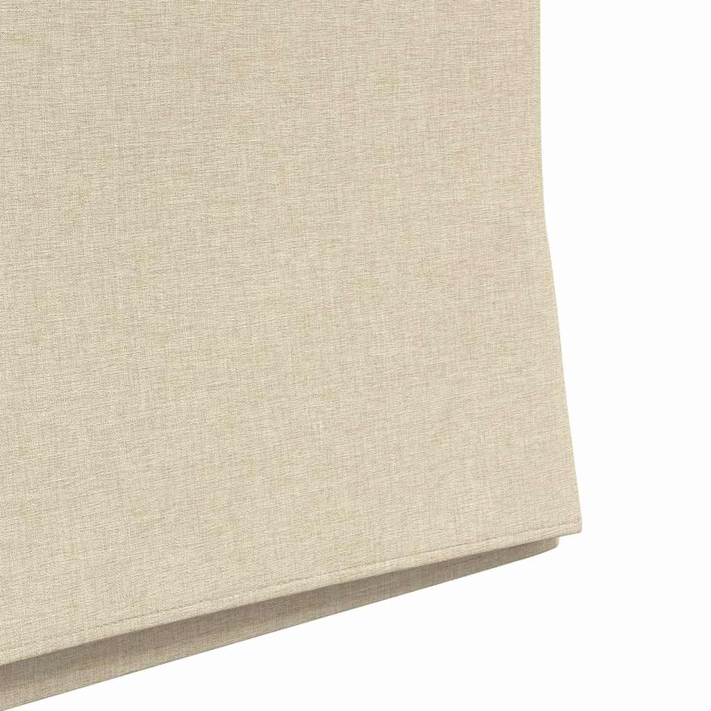 Chaises de salle à manger 2 pcs Crème 57 x 67 x 95 cm tissu - XIOS