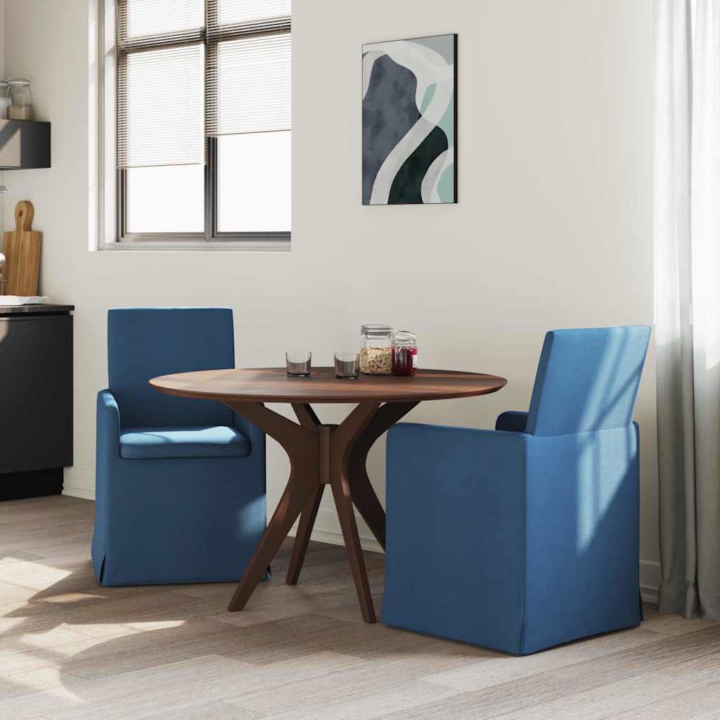 Chaises de salle à manger 2 pcs Bleu 57 x 67 x 95 cm tissu - XIOS