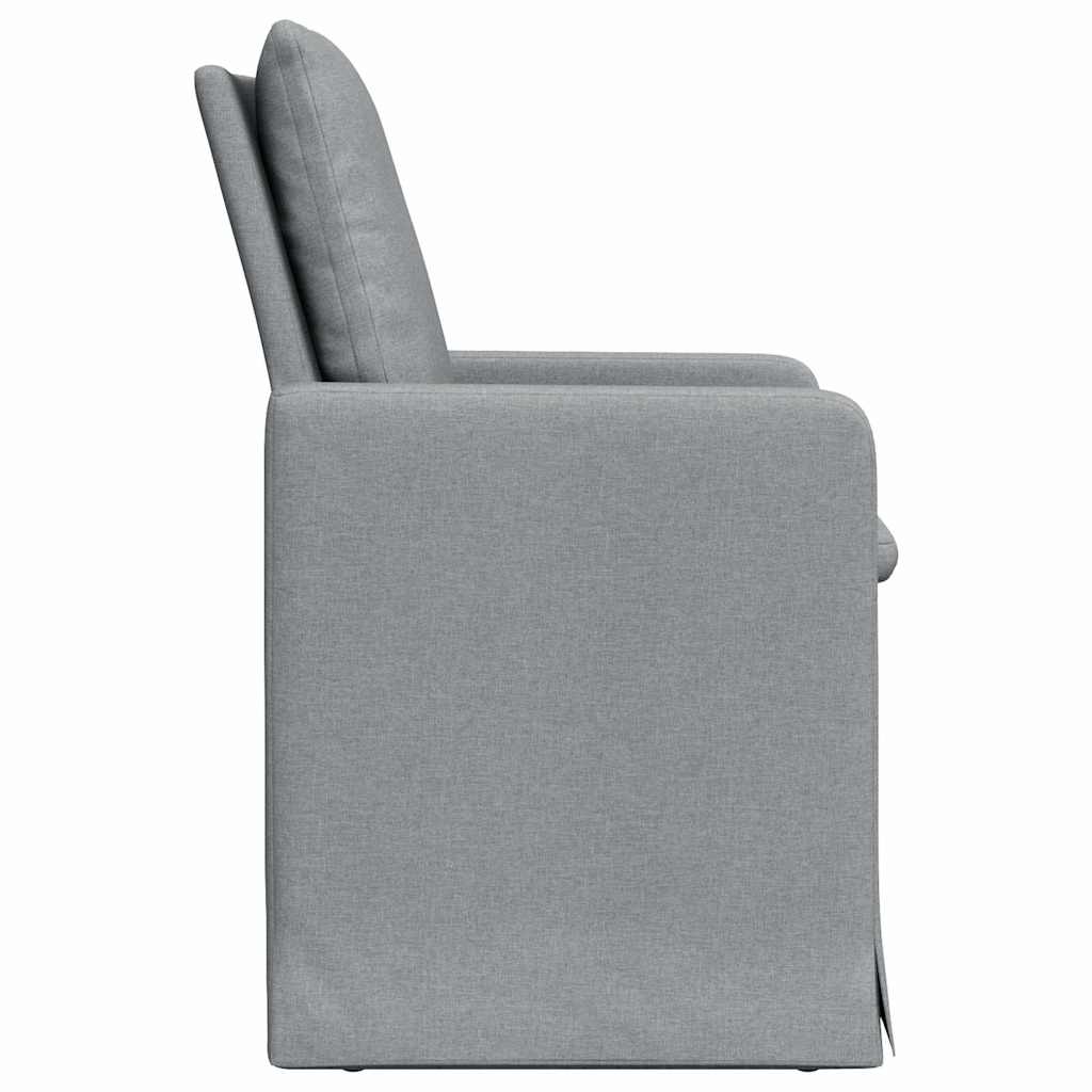 Chaises de salle à manger 2 pcs Gris clair 57 x 67 x 98 cm - XIOS
