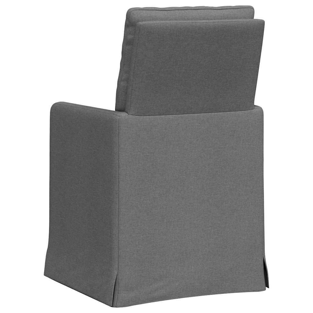 Chaises de salle à manger 2 pcs Gris foncé 57 x 67 x 98 cm - XIOS