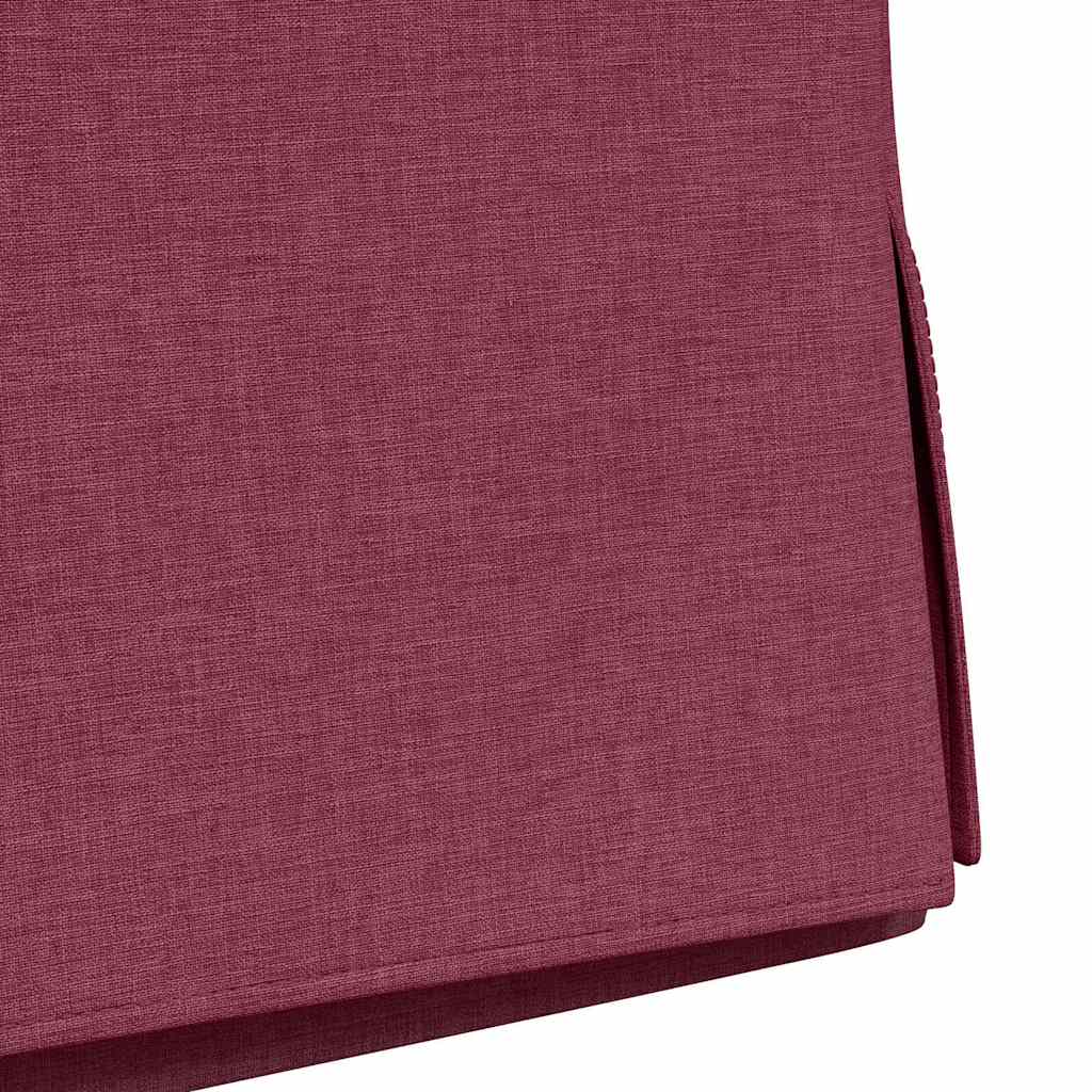 Chaises de salle à manger 2 pcs Bordeaux 57 x 67 x 98 cm tissu - XIOS