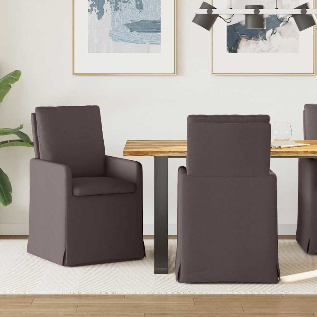 Chaises de salle à manger 2 pcs Marron foncé 57 x 67 x 98 cm - XIOS
