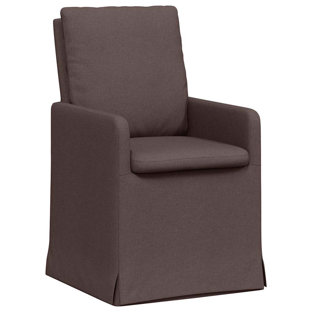 Chaises de salle à manger 2 pcs Marron foncé 57 x 67 x 98 cm - XIOS