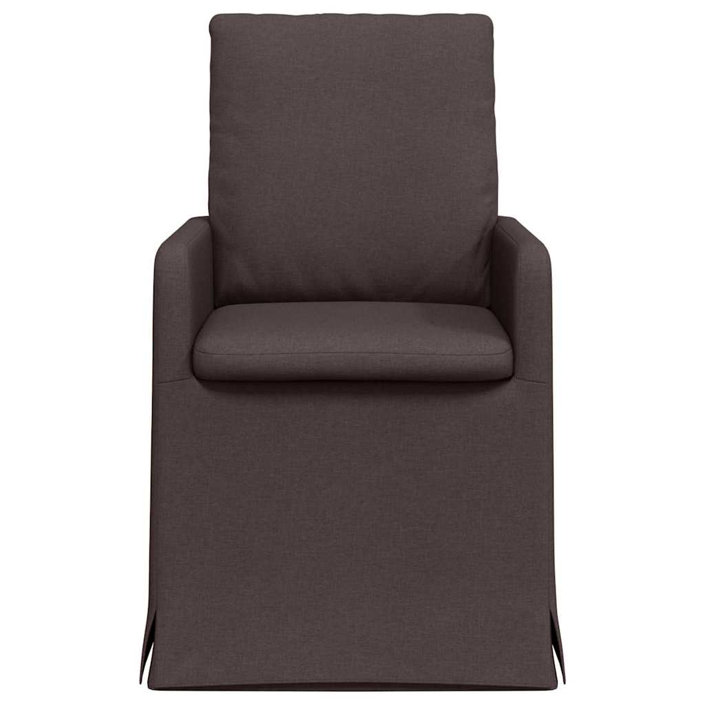 Chaises de salle à manger 2 pcs Marron foncé 57 x 67 x 98 cm - XIOS