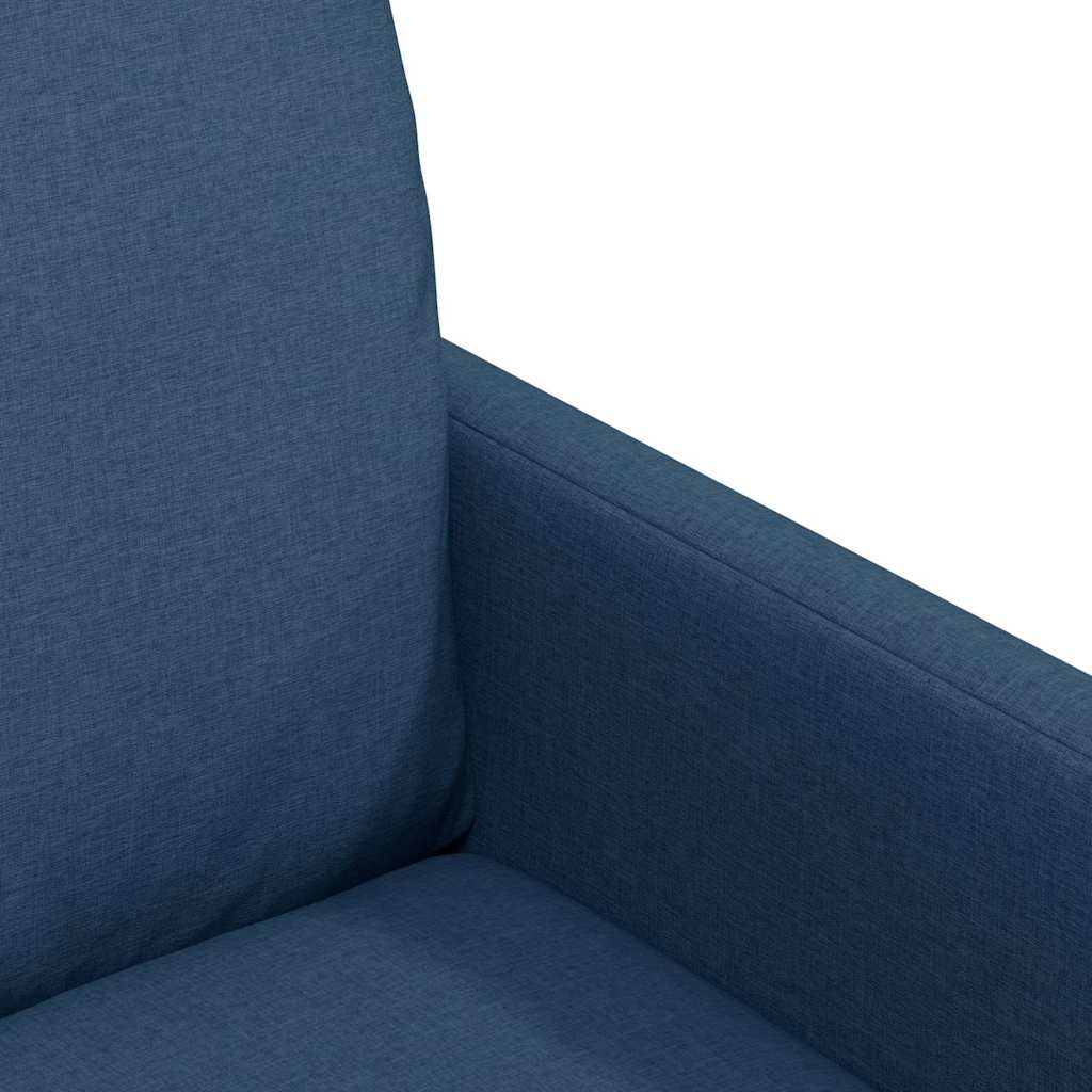 Chaises de salle à manger 2 pcs Bleu 57 x 67 x 98 cm tissu - XIOS