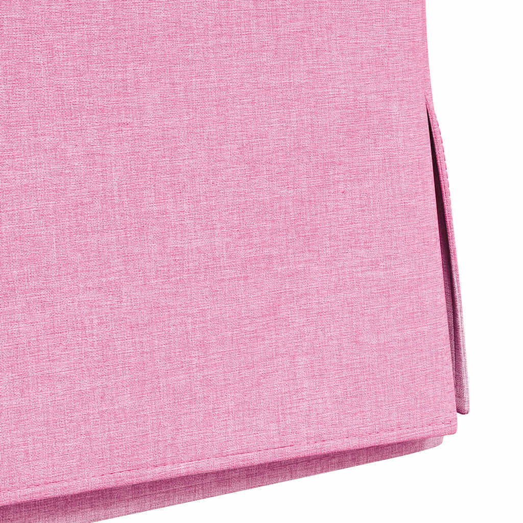 Chaises de salle à manger 2 pcs Rose 57 x 67 x 98 cm tissu - XIOS
