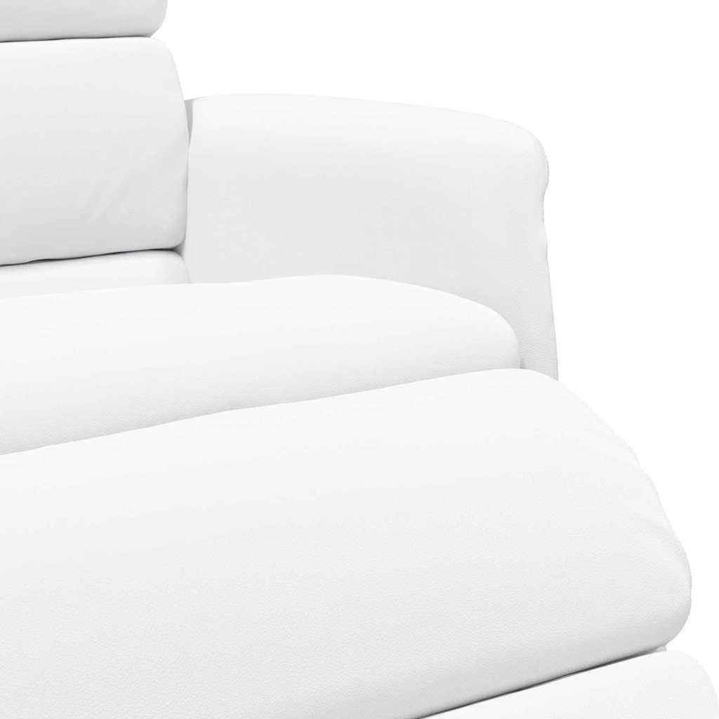 Fauteuil inclinable Blanc 71 x 98 x 106 cm Faux cuir - XIOS