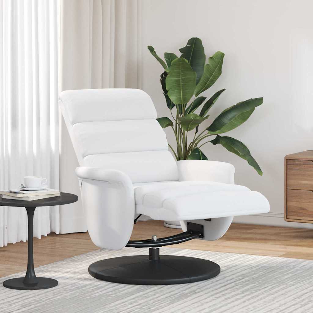 Fauteuil inclinable Blanc 71 x 98 x 106 cm Faux cuir - XIOS
