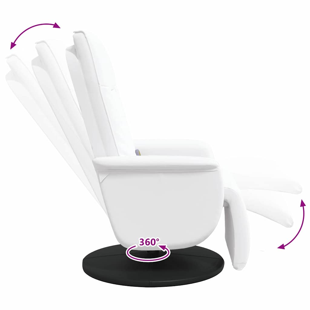Fauteuil de massage inclinable Blanc 71 x 90 x 105 cm - XIOS