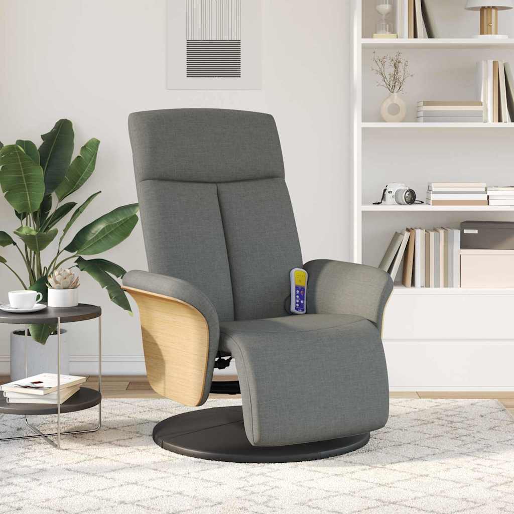 Fauteuil de massage inclinable Gris foncé 79 x 87 x 104,5 cm - XIOS