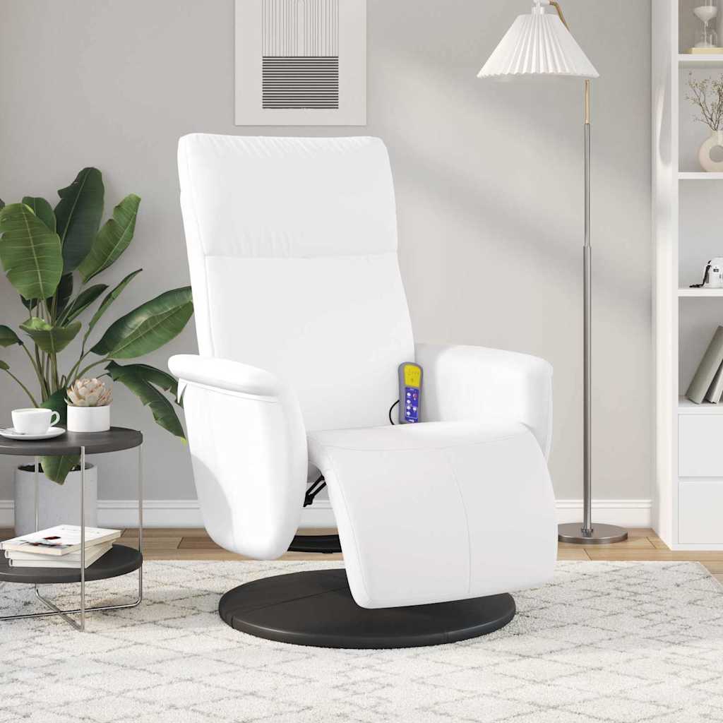 Fauteuil de massage inclinable Blanc 71 x 90 x 105 cm - XIOS
