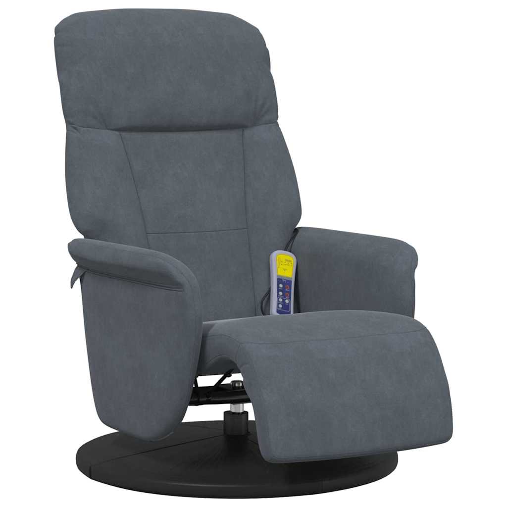 Fauteuil de massage inclinable Gris foncé 91 x 71 x 105 cm - XIOS