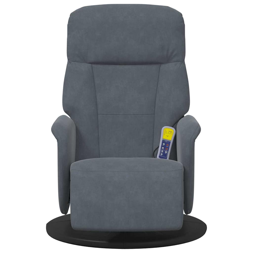 Fauteuil de massage inclinable Gris foncé 91 x 71 x 105 cm - XIOS