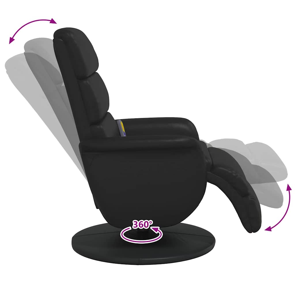Fauteuil de massage inclinable Noir 71 x 98 x 106 cm - XIOS