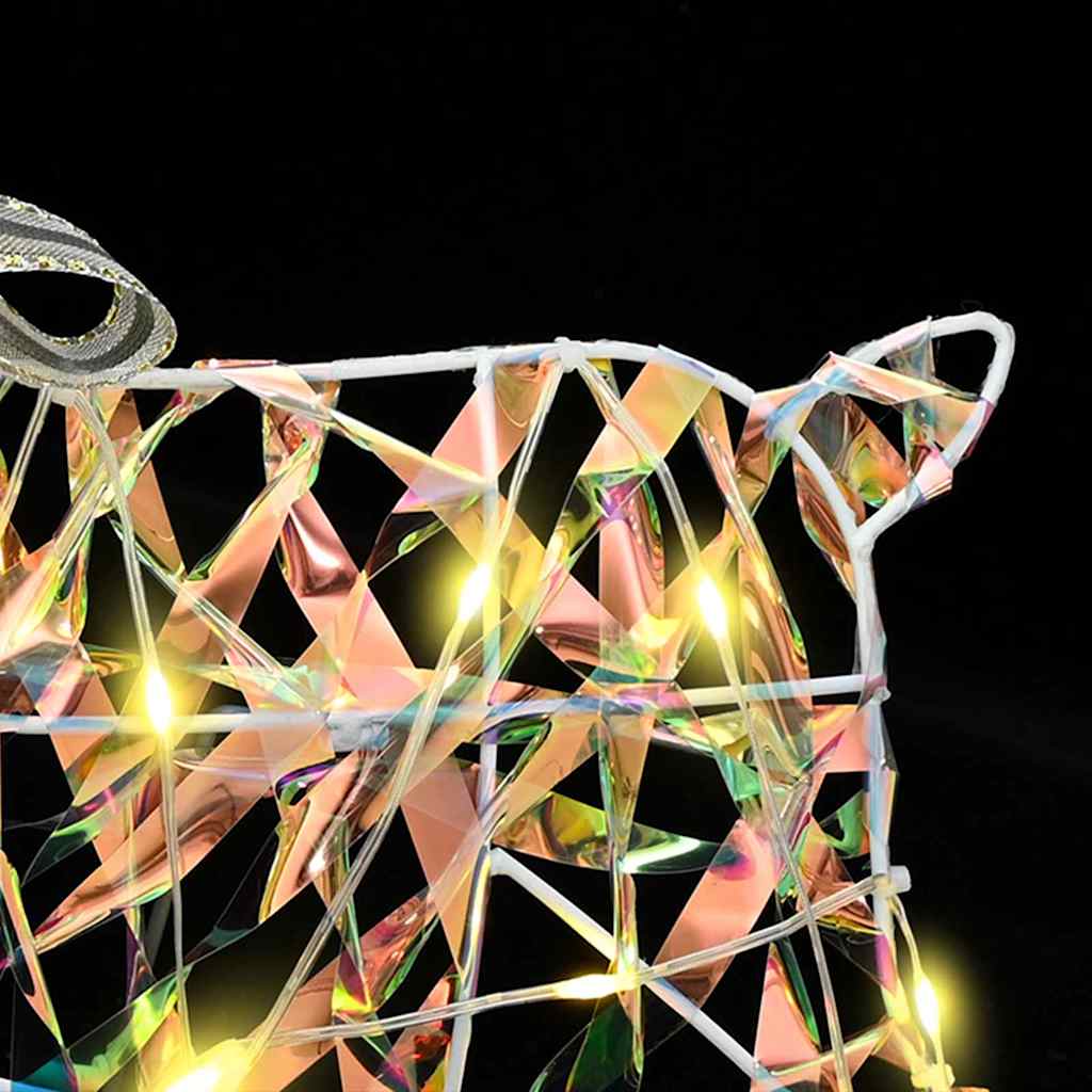 Rennes LED avec 80 LED 4 pcs Multicouleur PET - XIOS