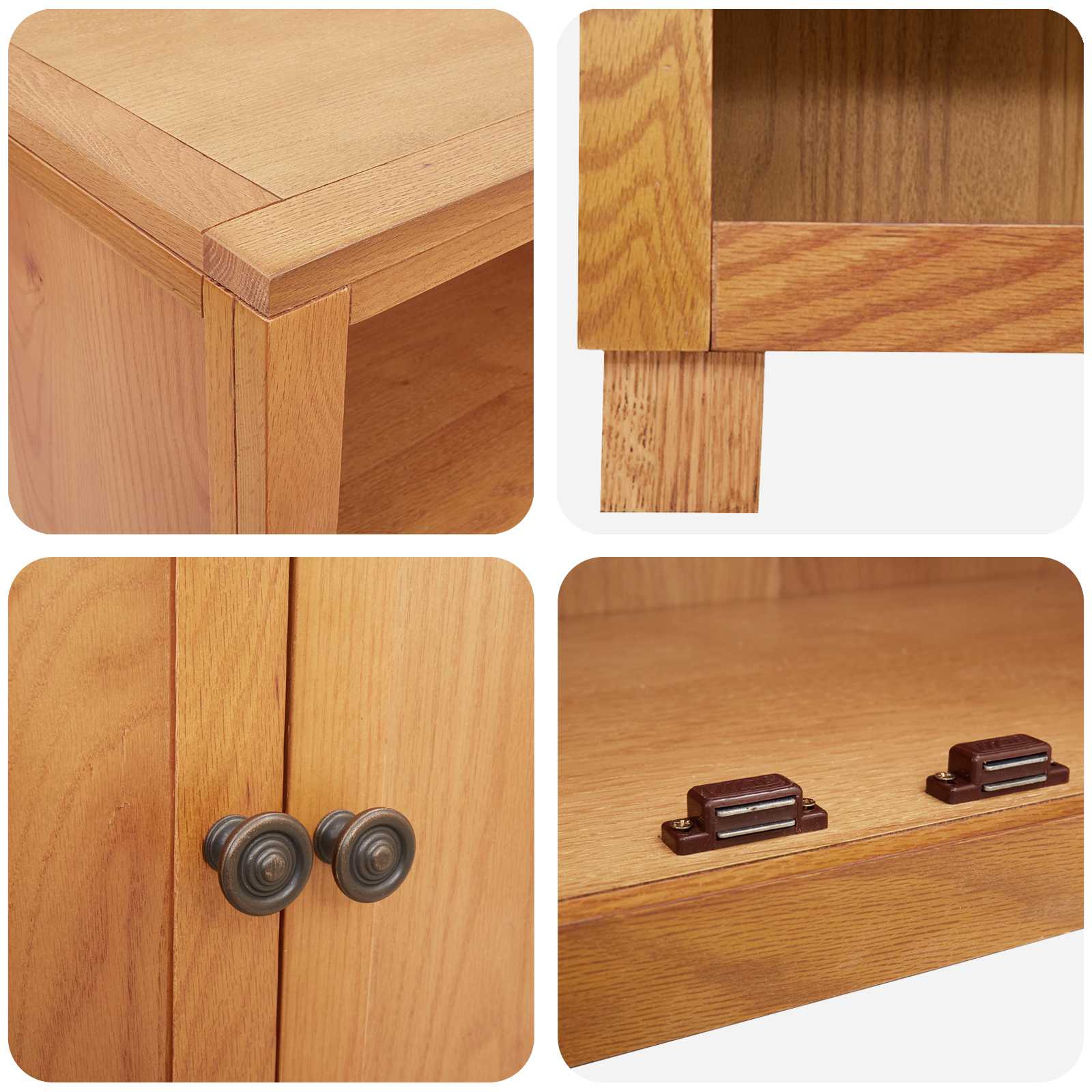 Ensemble de meubles de rangement 2 pc Naturel 80 x 35 x 185 cm - XIOS