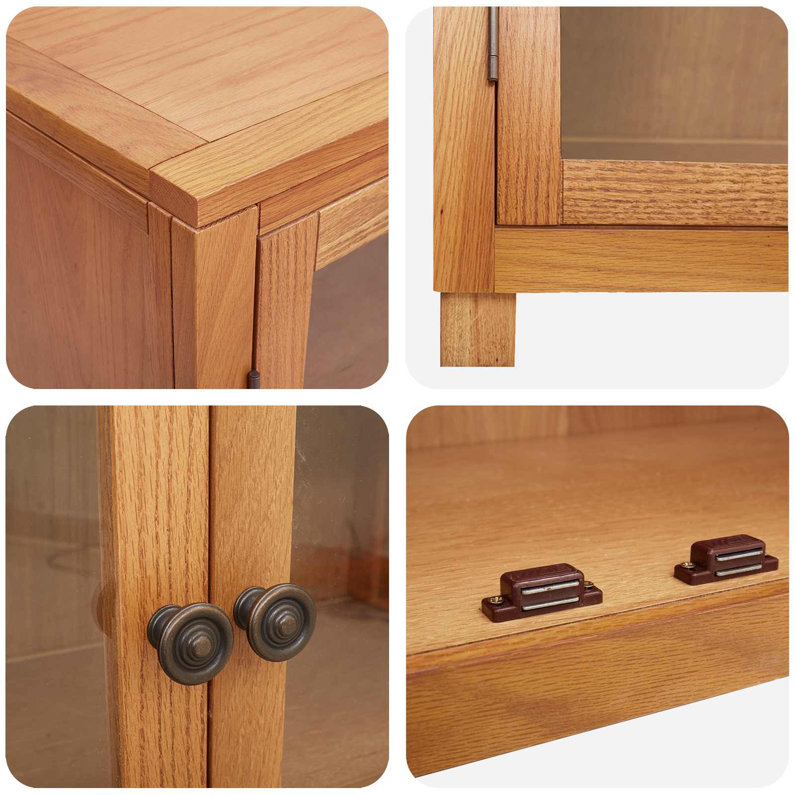 Ensemble de meubles de rangement 2 pc Naturel 80 x 35 x 185 cm - XIOS