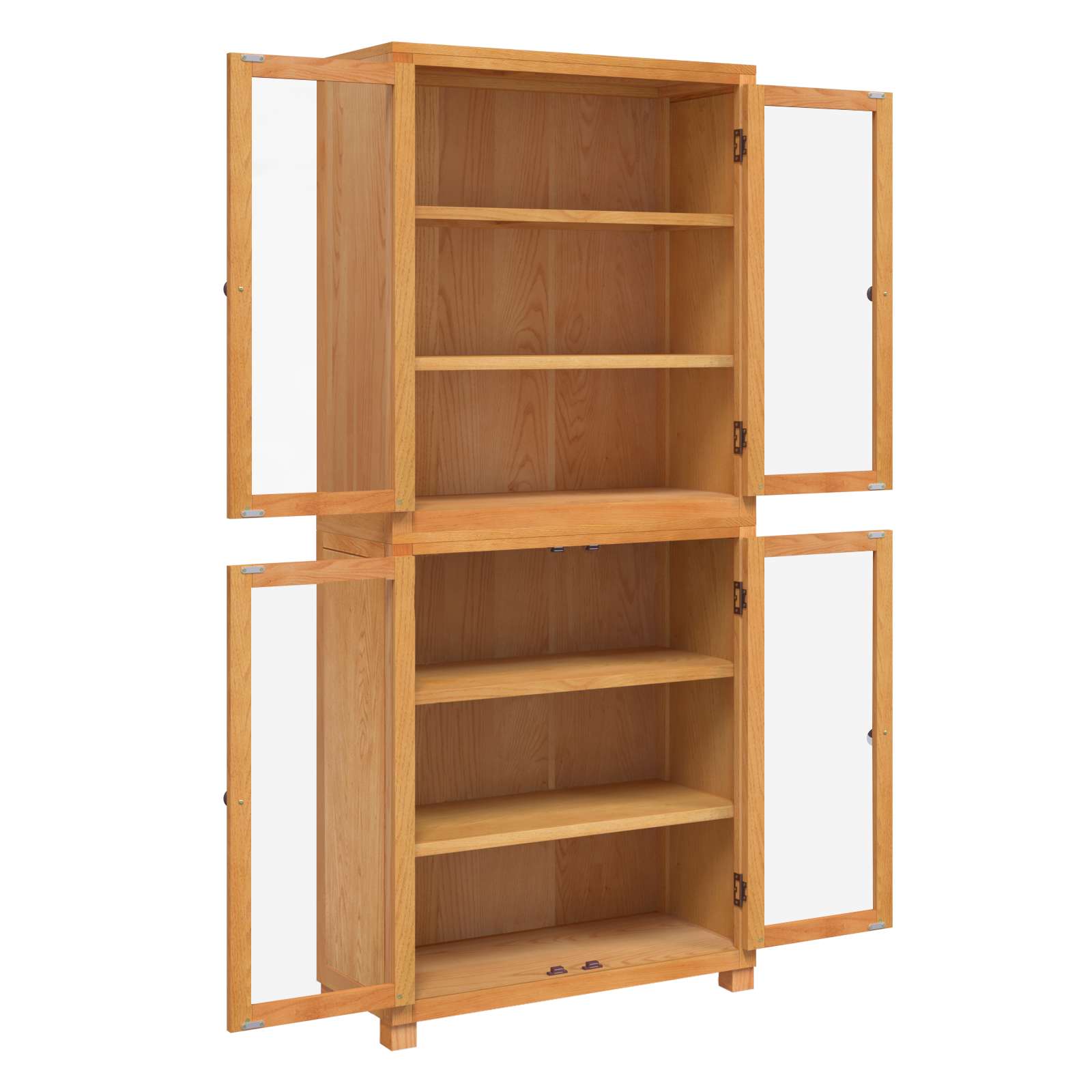Ensemble de meubles de rangement 2 pc Naturel 80 x 35 x 185 cm - XIOS