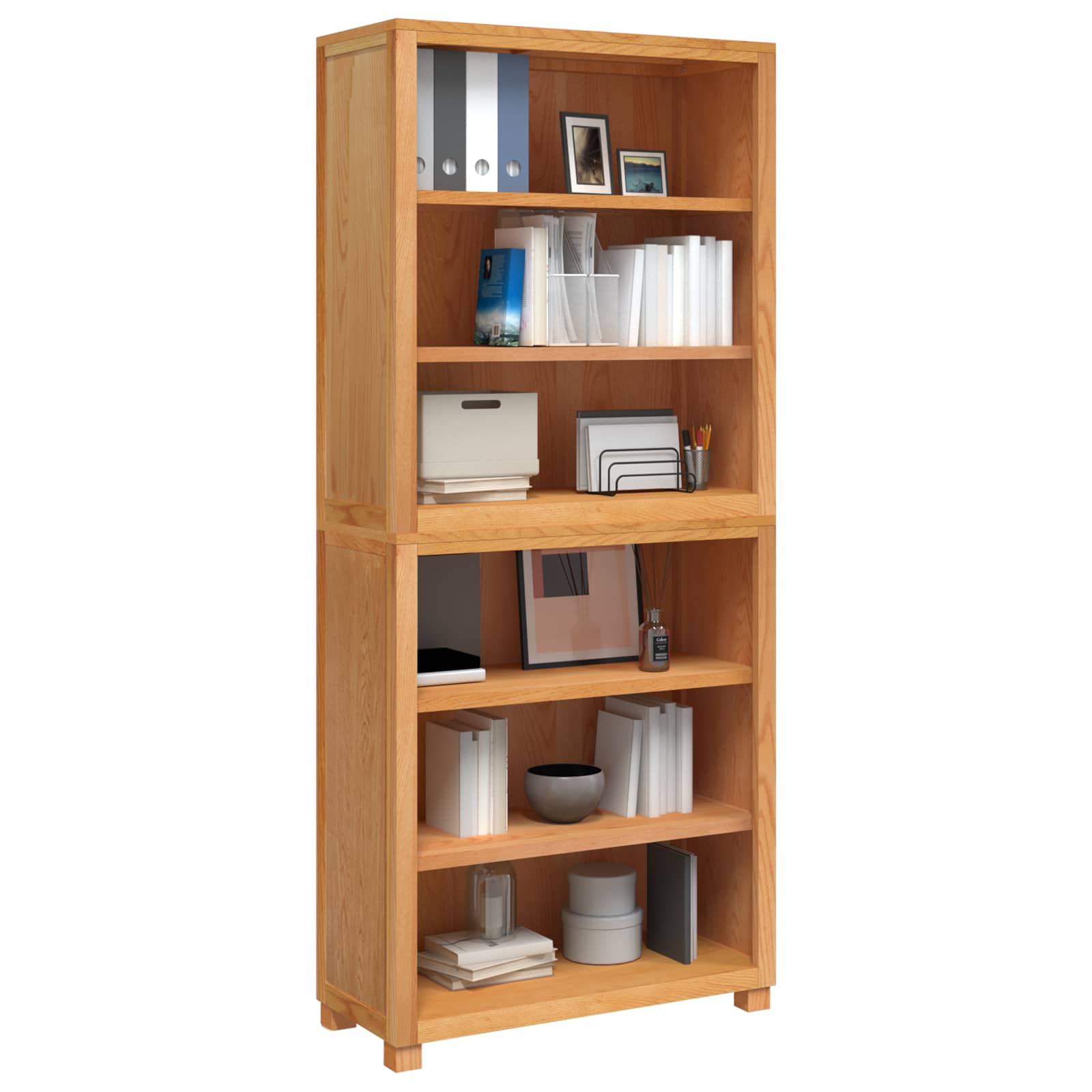 Ensemble de meubles de rangement 2 pc Naturel 80 x 35 x 185 cm - XIOS