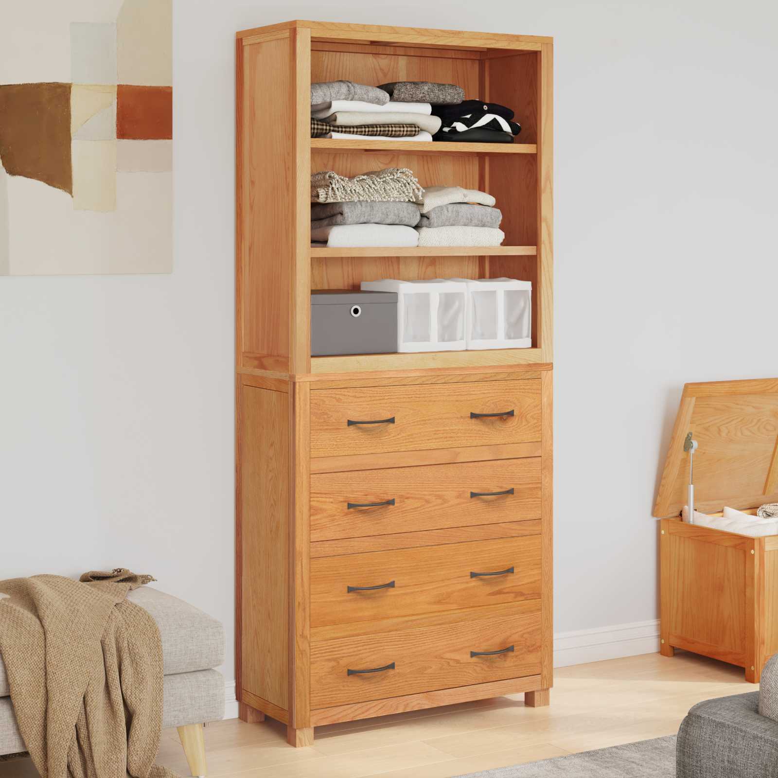Ensemble de meubles de rangement Marron Bois d'ingénierie - XIOS