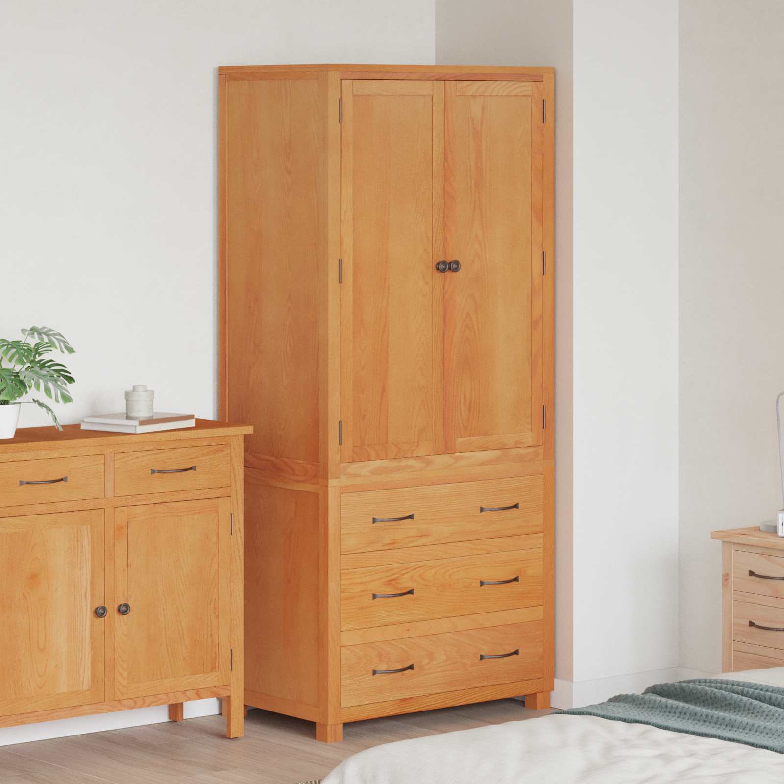 Ensemble de meubles de rangement avec tiroir 2 pc Marron - XIOS