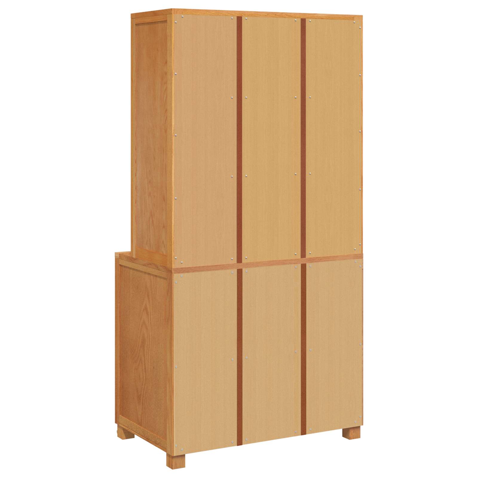 Ensemble de meubles de rangement avec stockage 2 pc Marron - XIOS