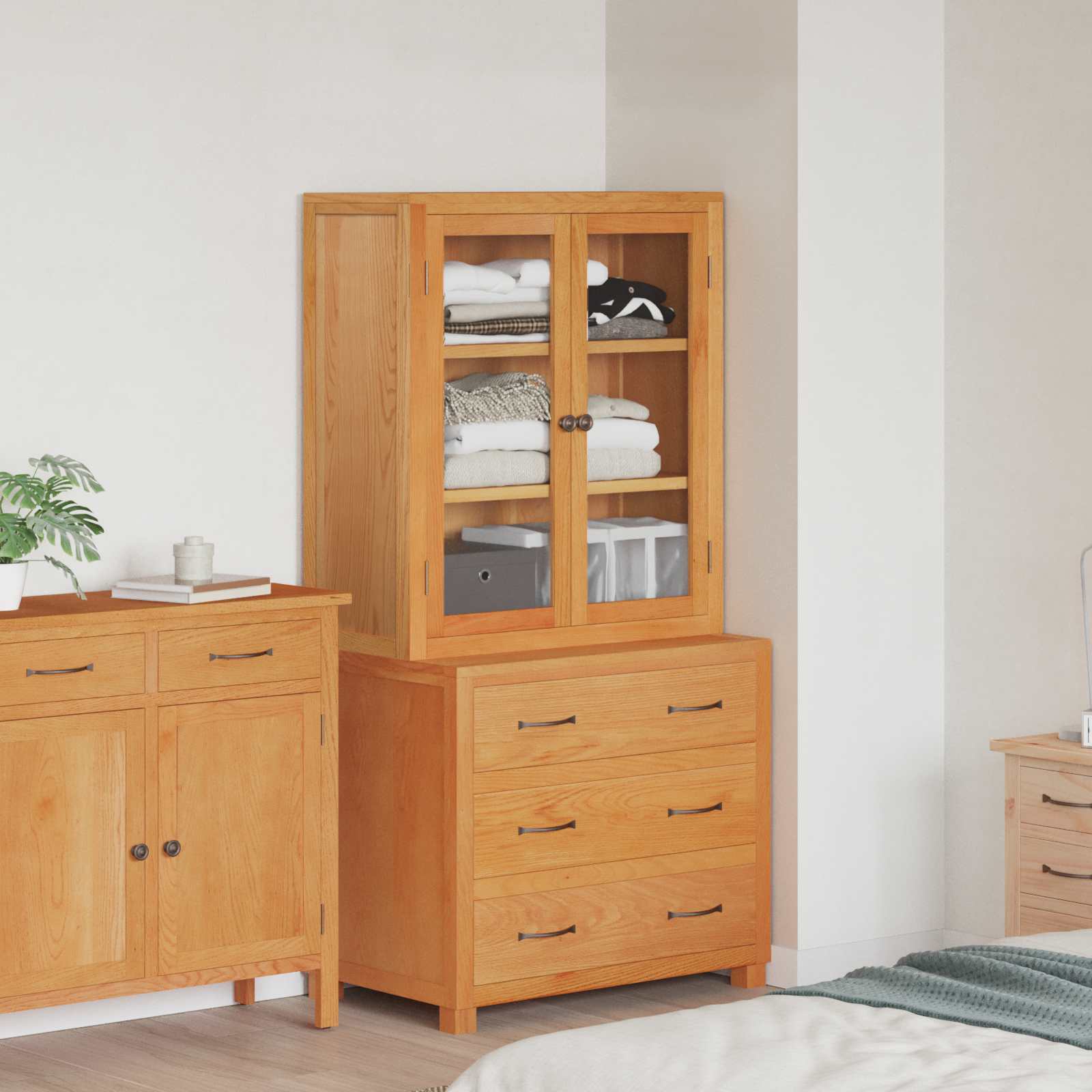 Ensemble de meubles de rangement avec tiroir 2 pc Marron - XIOS