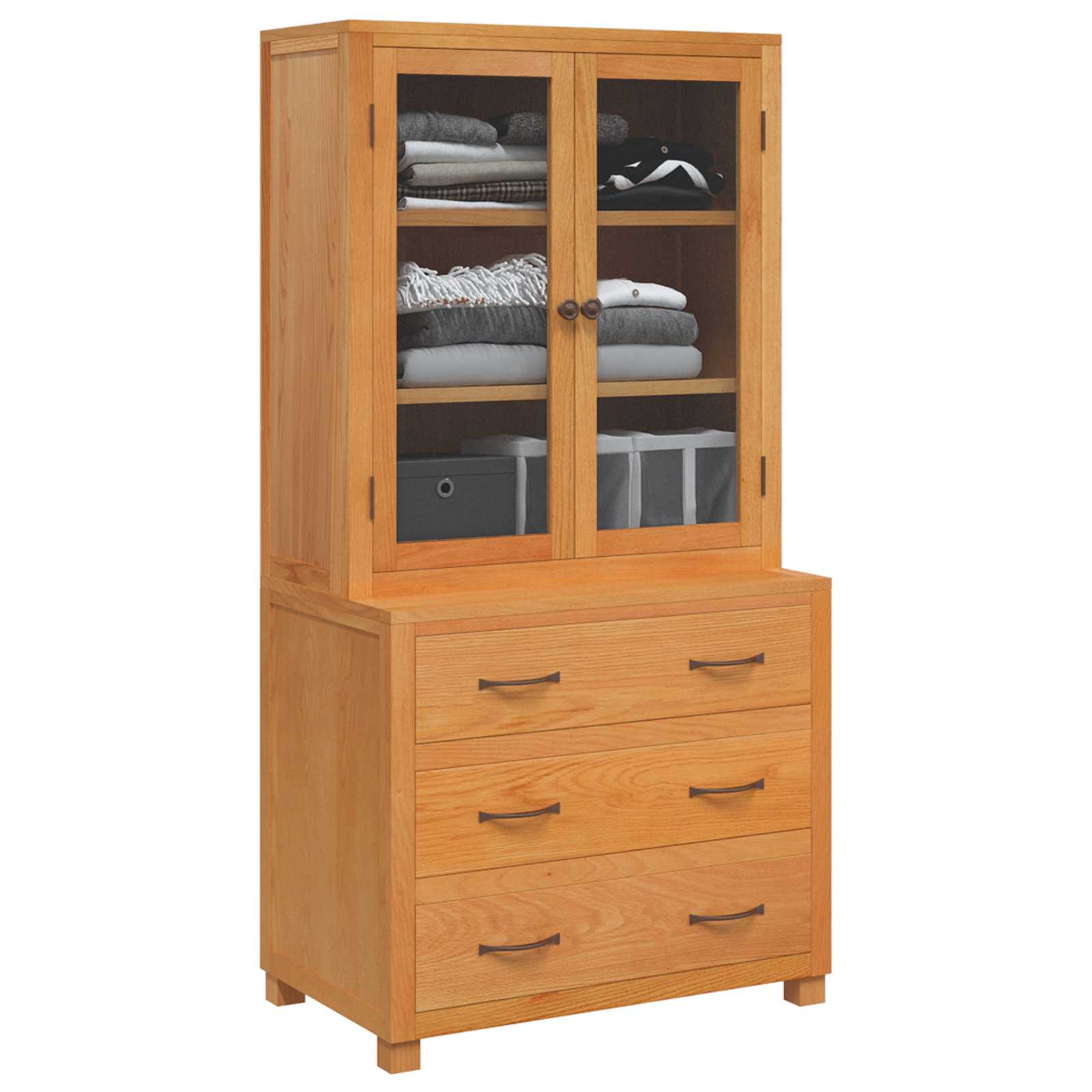 Ensemble de meubles de rangement avec tiroir 2 pc Marron - XIOS