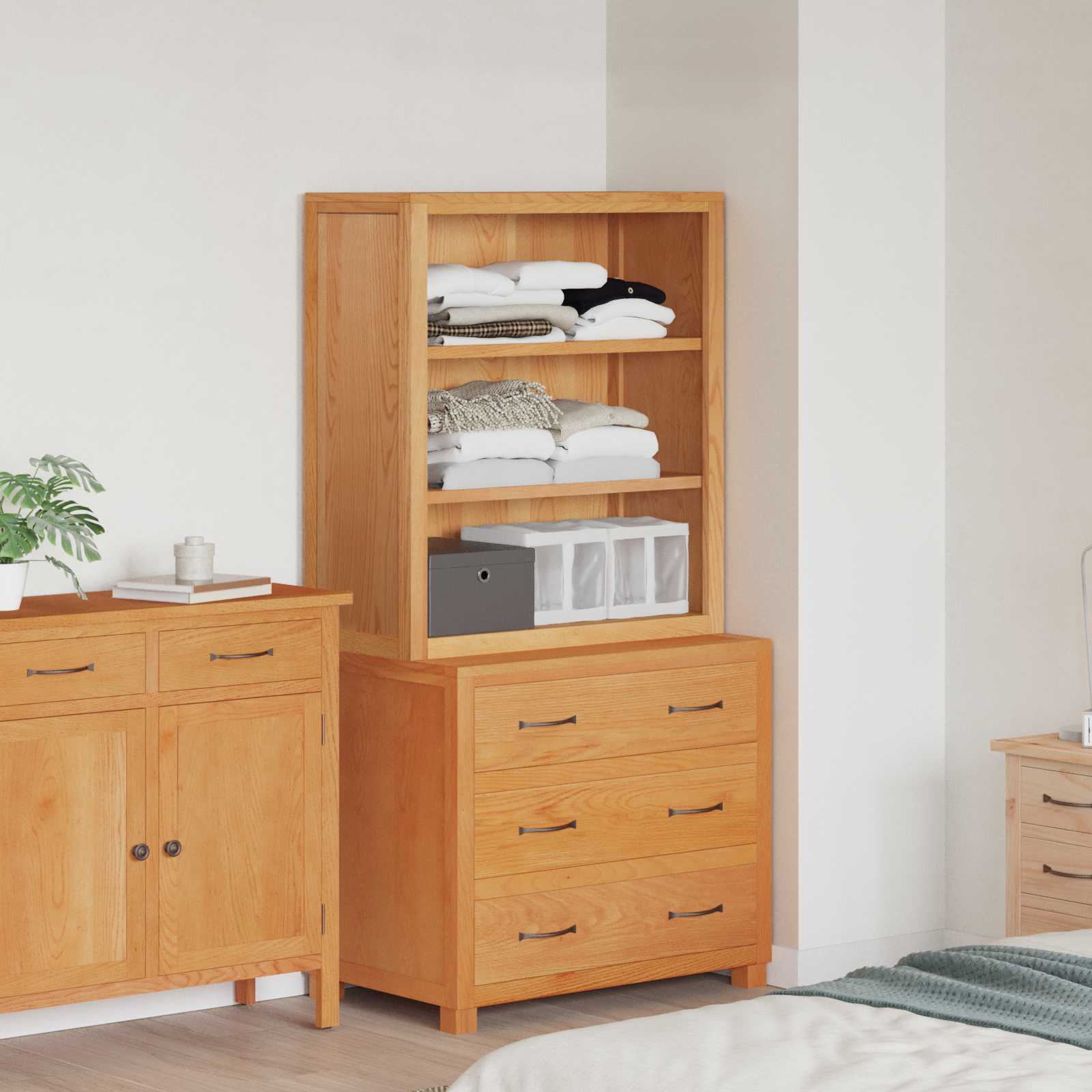 Ensemble de meubles de rangement avec tiroir 2 pc Marron - XIOS