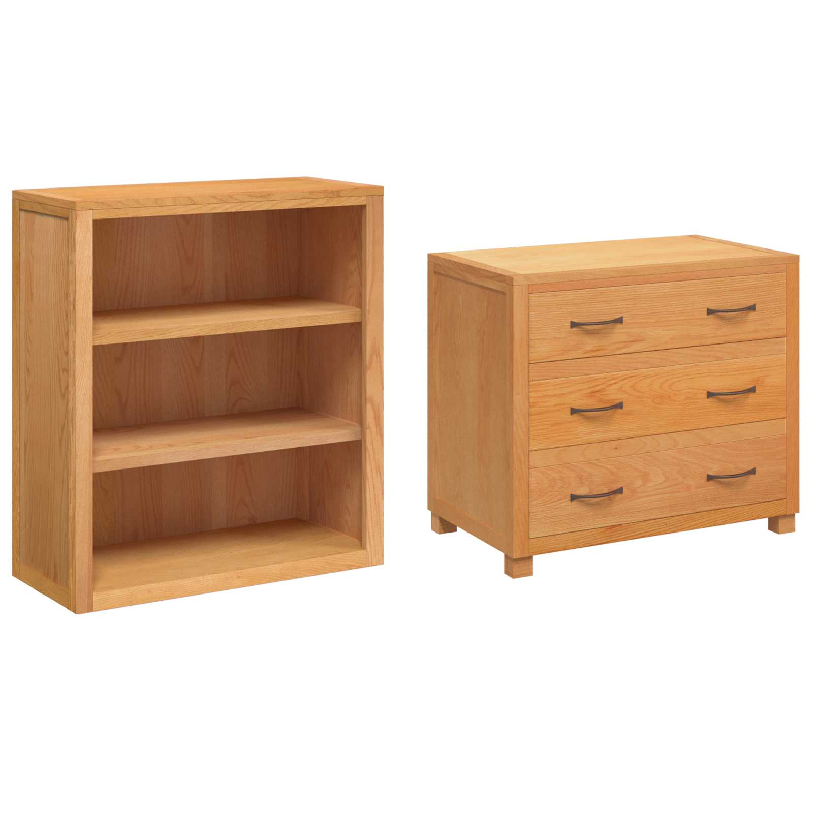 Ensemble de meubles de rangement avec tiroir 2 pc Marron - XIOS