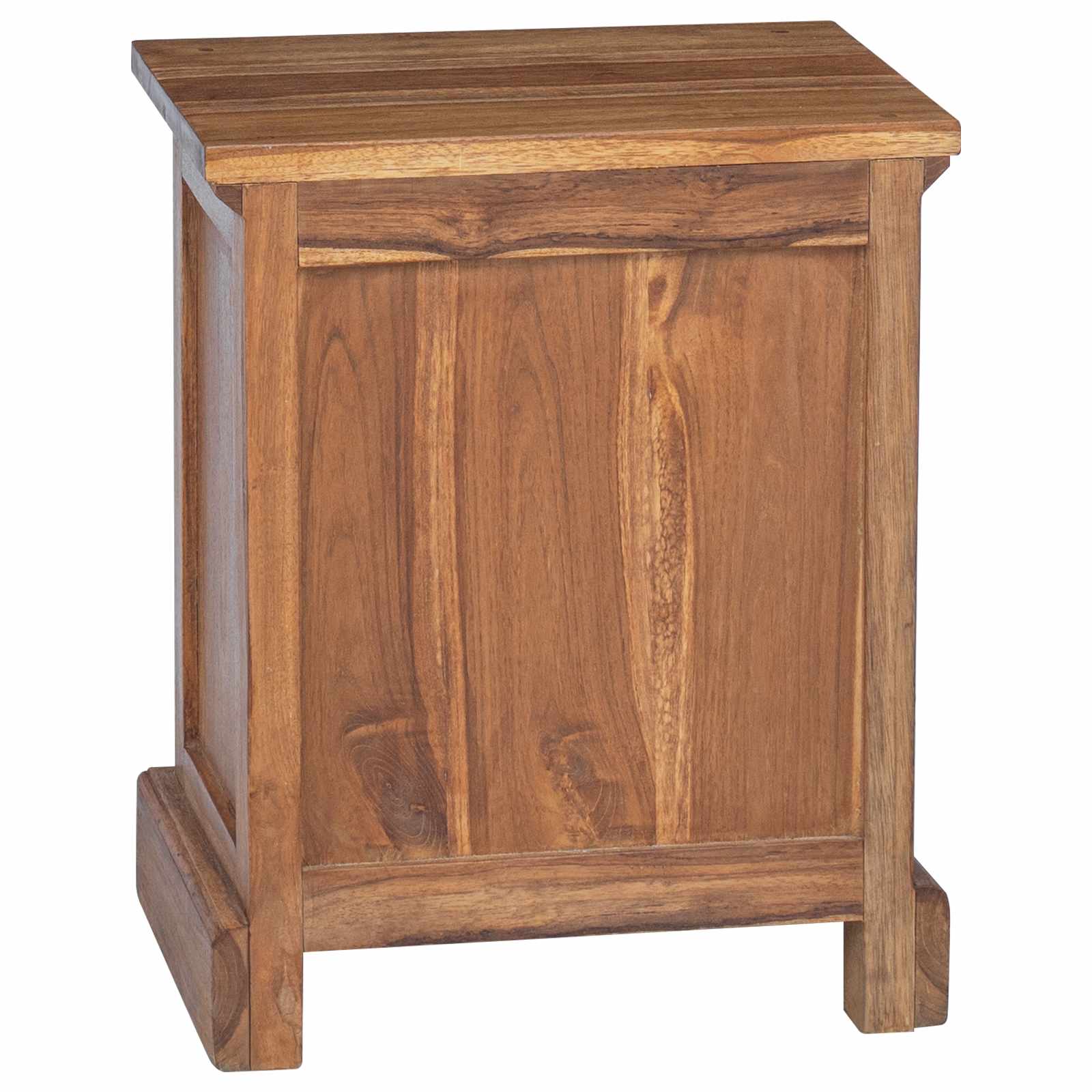 Table de chevet Naturel 40 x 30 x 50 cm Bois de teck massif - XIOS