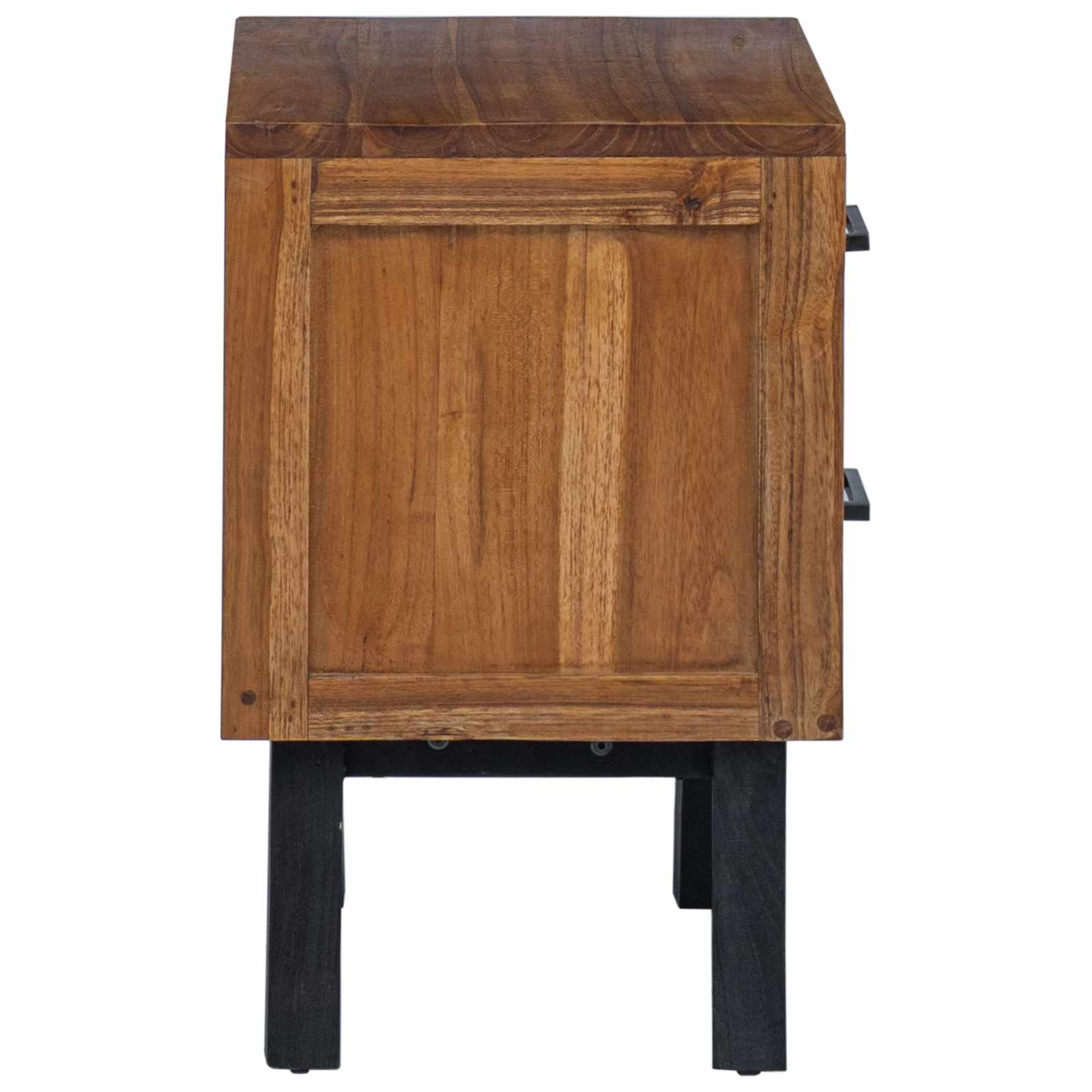 Table de chevet Naturel 40 x 35 x 55 cm Bois de teck massif - XIOS