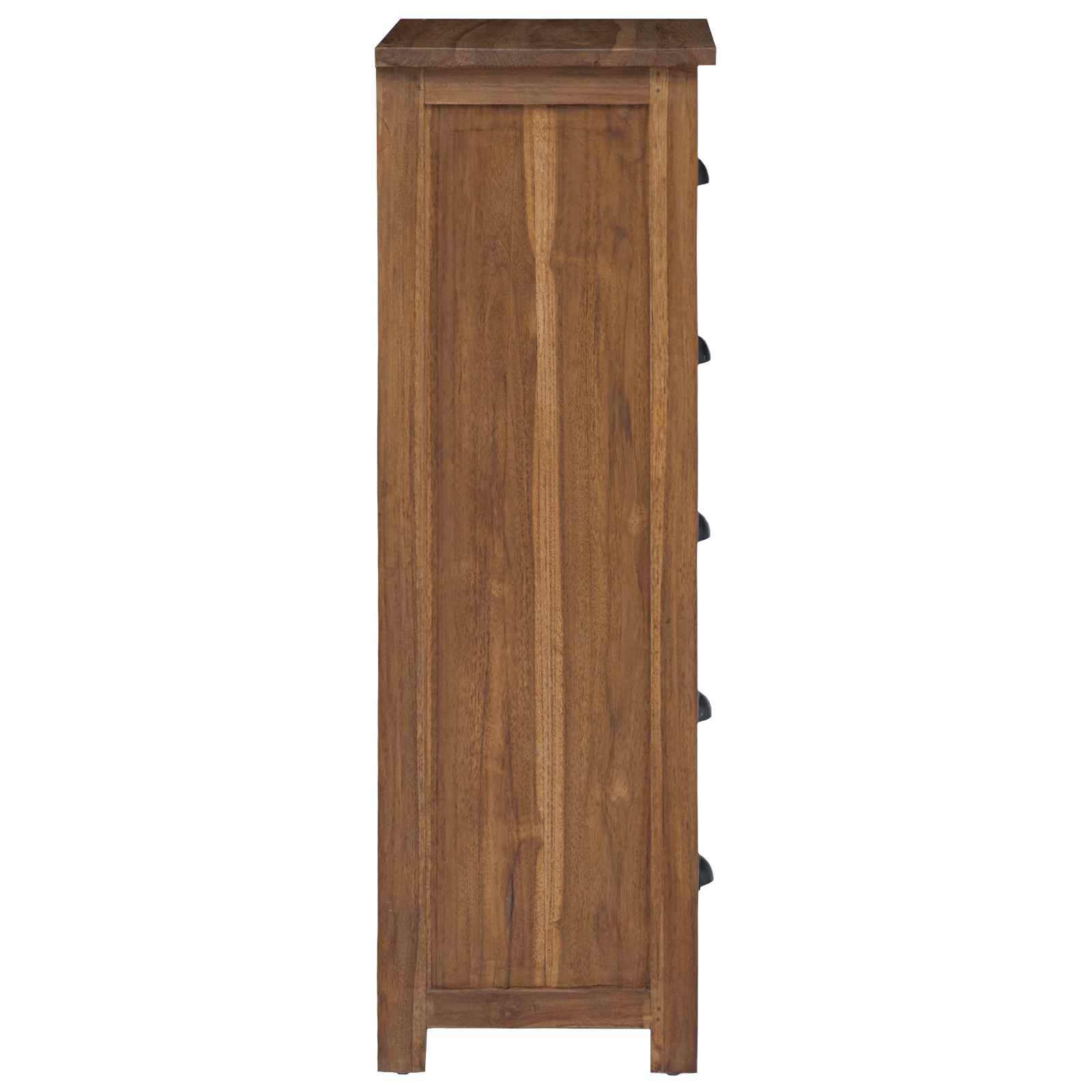 Commode avec tiroir Marron 45 x 35 x 110 cm Bois de teck massif - XIOS