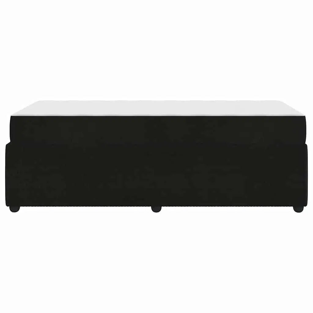 Cadre de lit Noir 90 x 200 cm tissu - XIOS