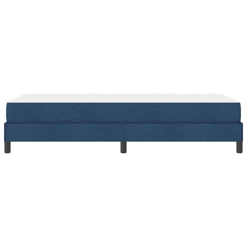 Lit à ressorts avec matelas Bleu 80 x 200 cm tissu - XIOS