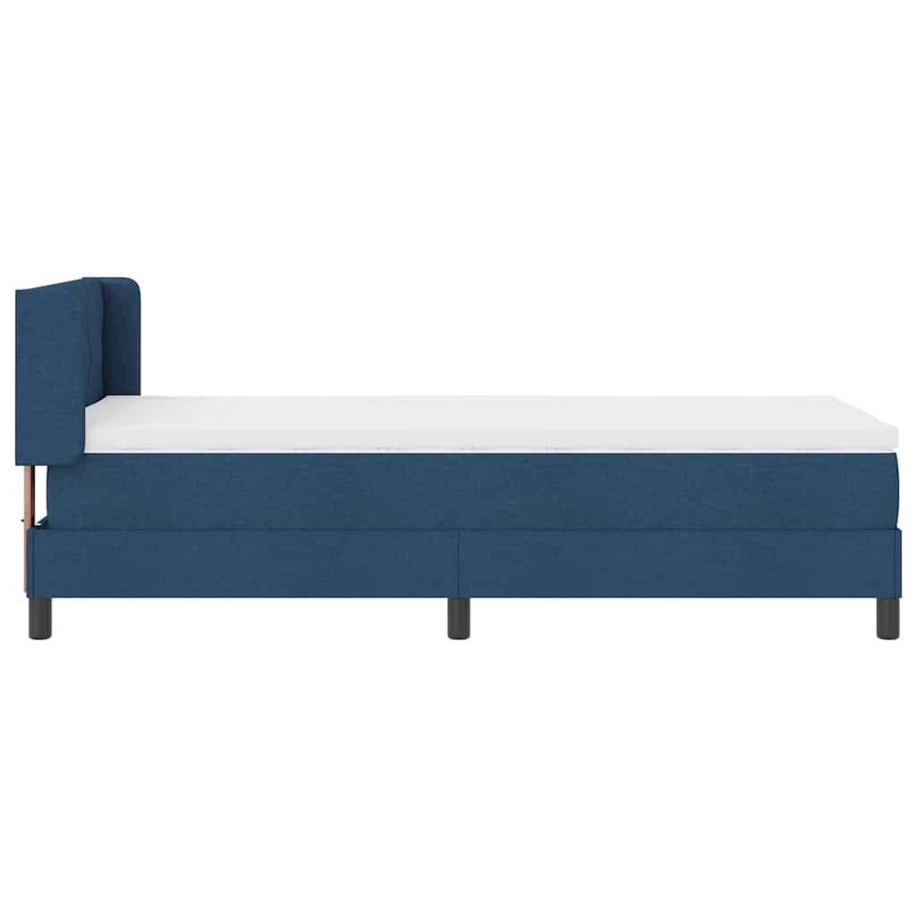 Lit boxspring avec matelas avec matelas Bleu 90 x 200 cm - XIOS
