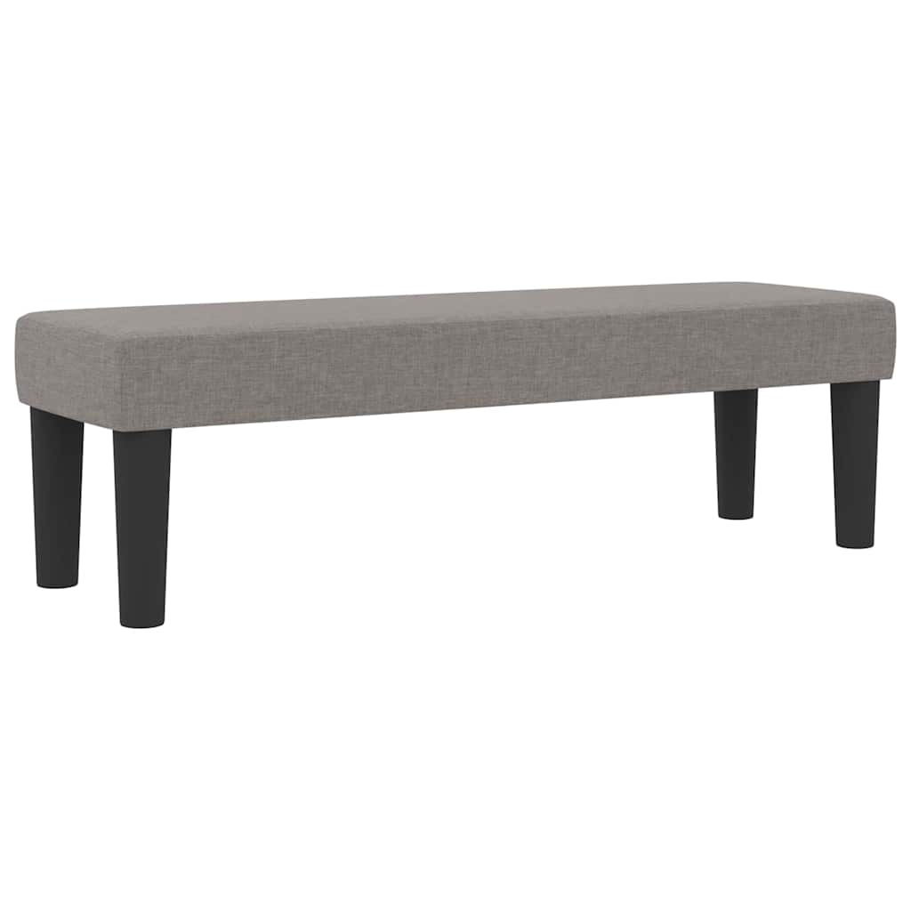 Lit à ressorts avec matelas Taupe 200 x 200 cm tissu - XIOS