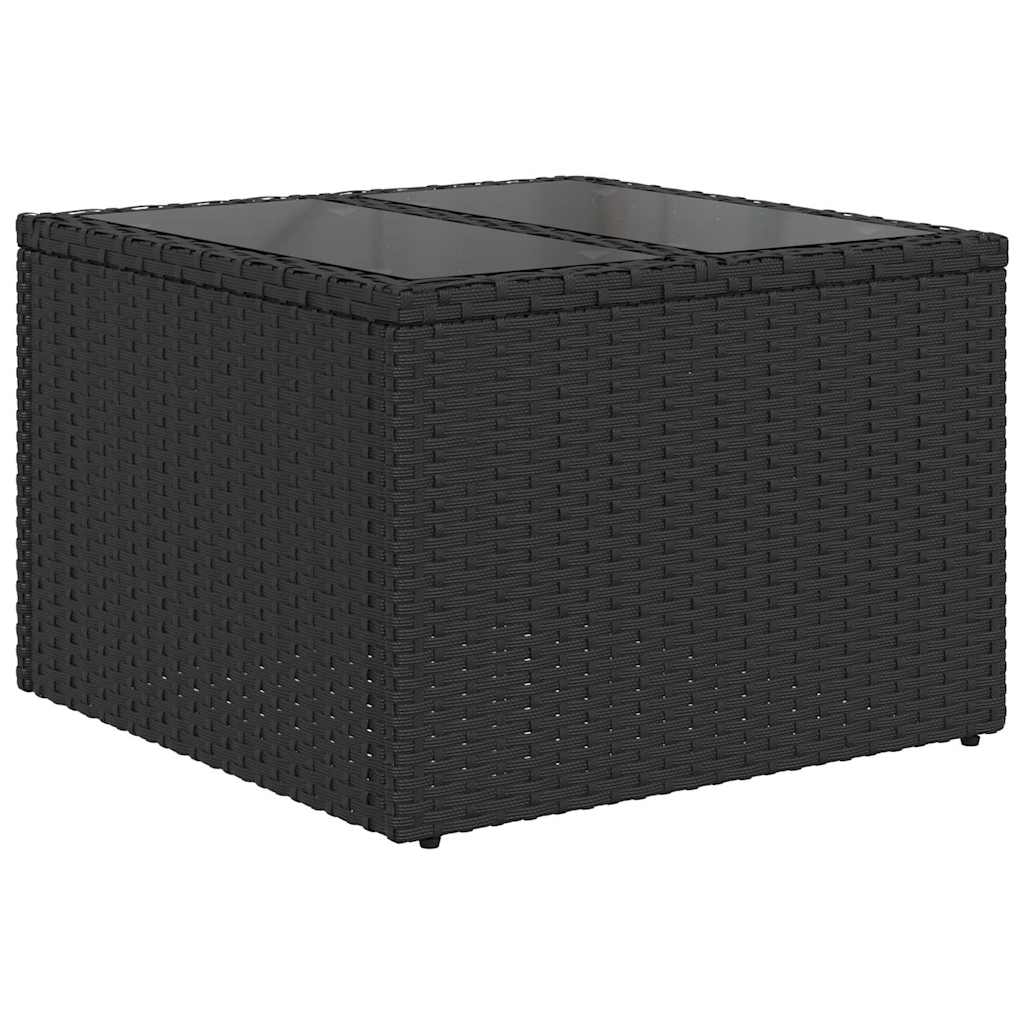 Ensemble de canapé de jardin 10 pcs Marron polyrotin