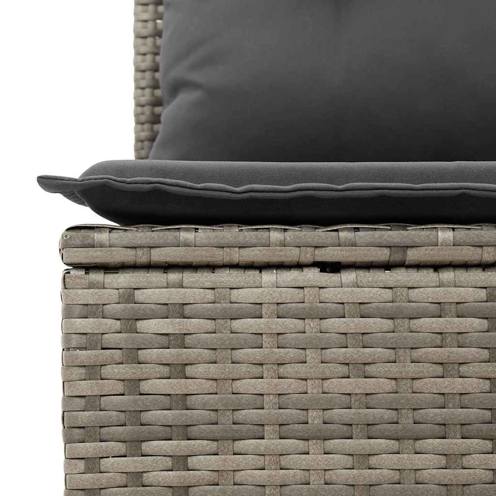 Ensemble de Canapés avec coussin avec stockage Gris polyrotin - XIOS