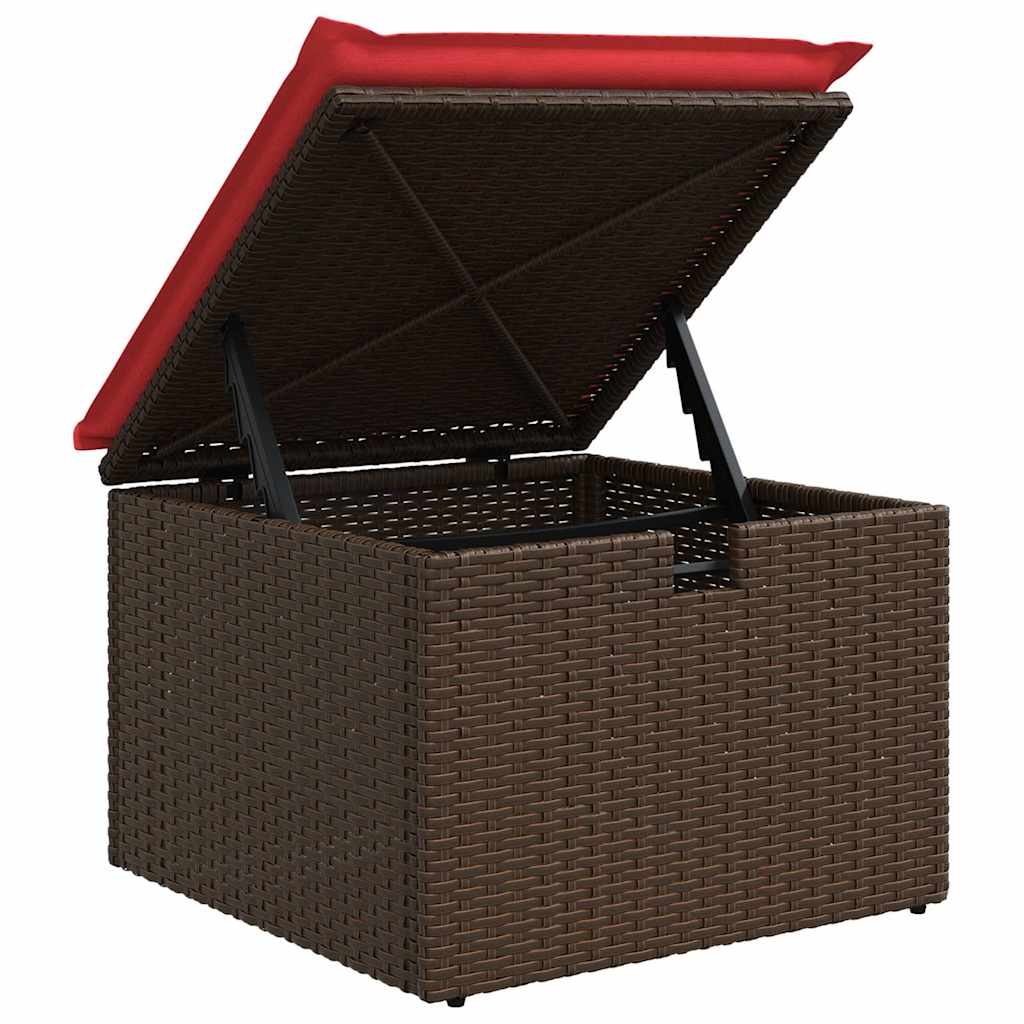 Ensemble de canapé de jardin avec coussin 4 pcs polyrotin - XIOS