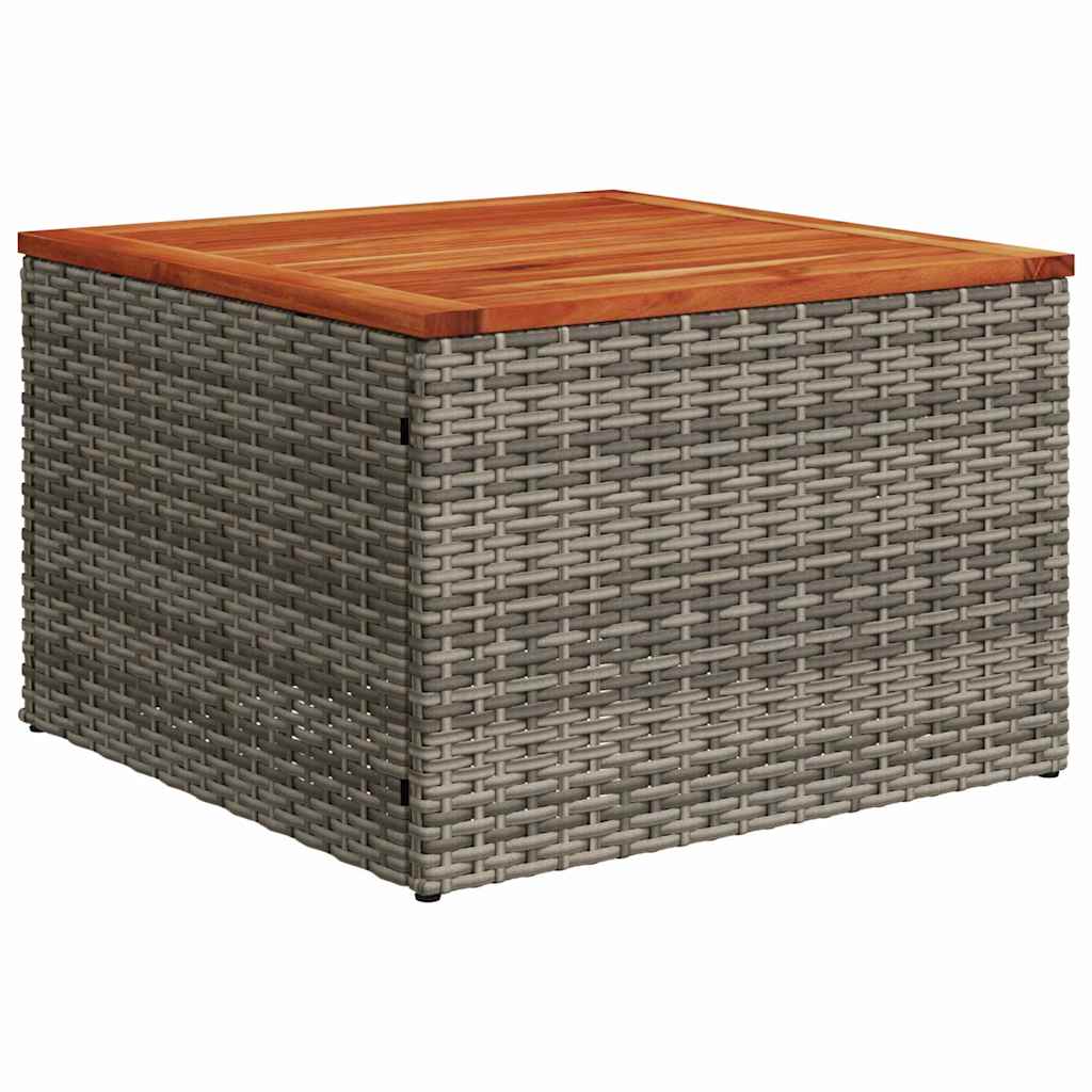 Ensemble de canapé de jardin avec coussin 8 pcs Gris polyrotin - XIOS