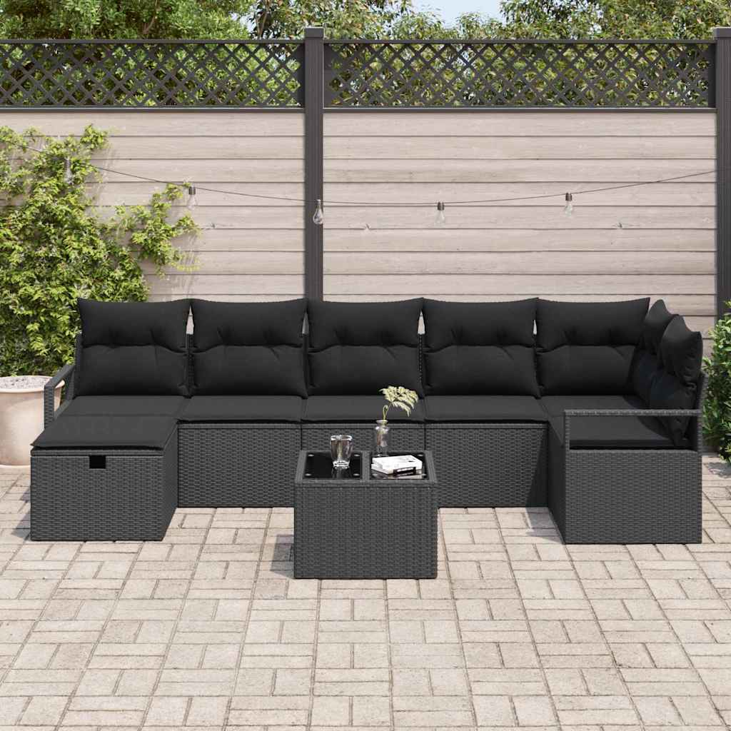 Ensemble de Canapés avec coussin 5 pcs polyrotin - XIOS