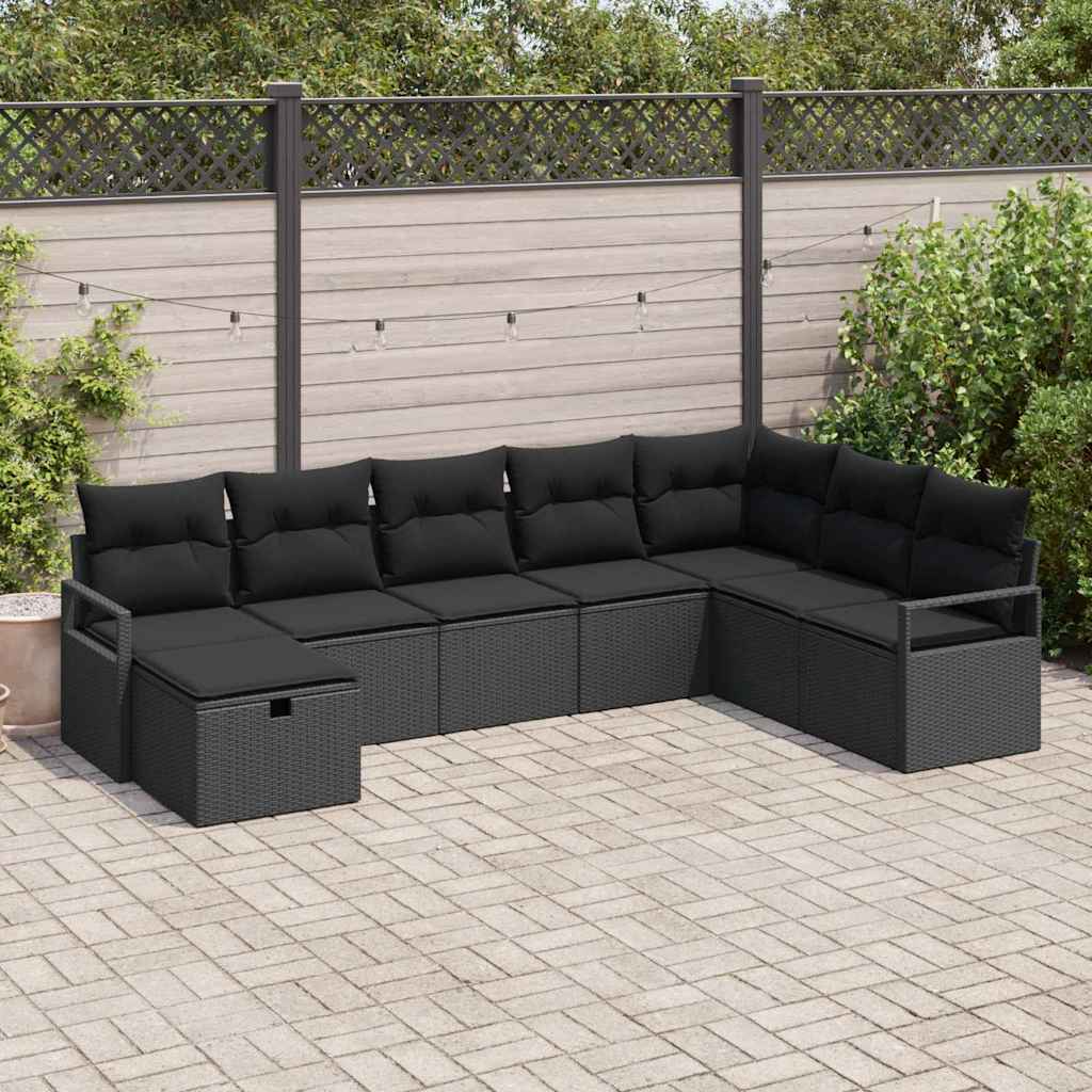 Ensemble de Canapés avec coussin 6 pcs polyrotin - XIOS