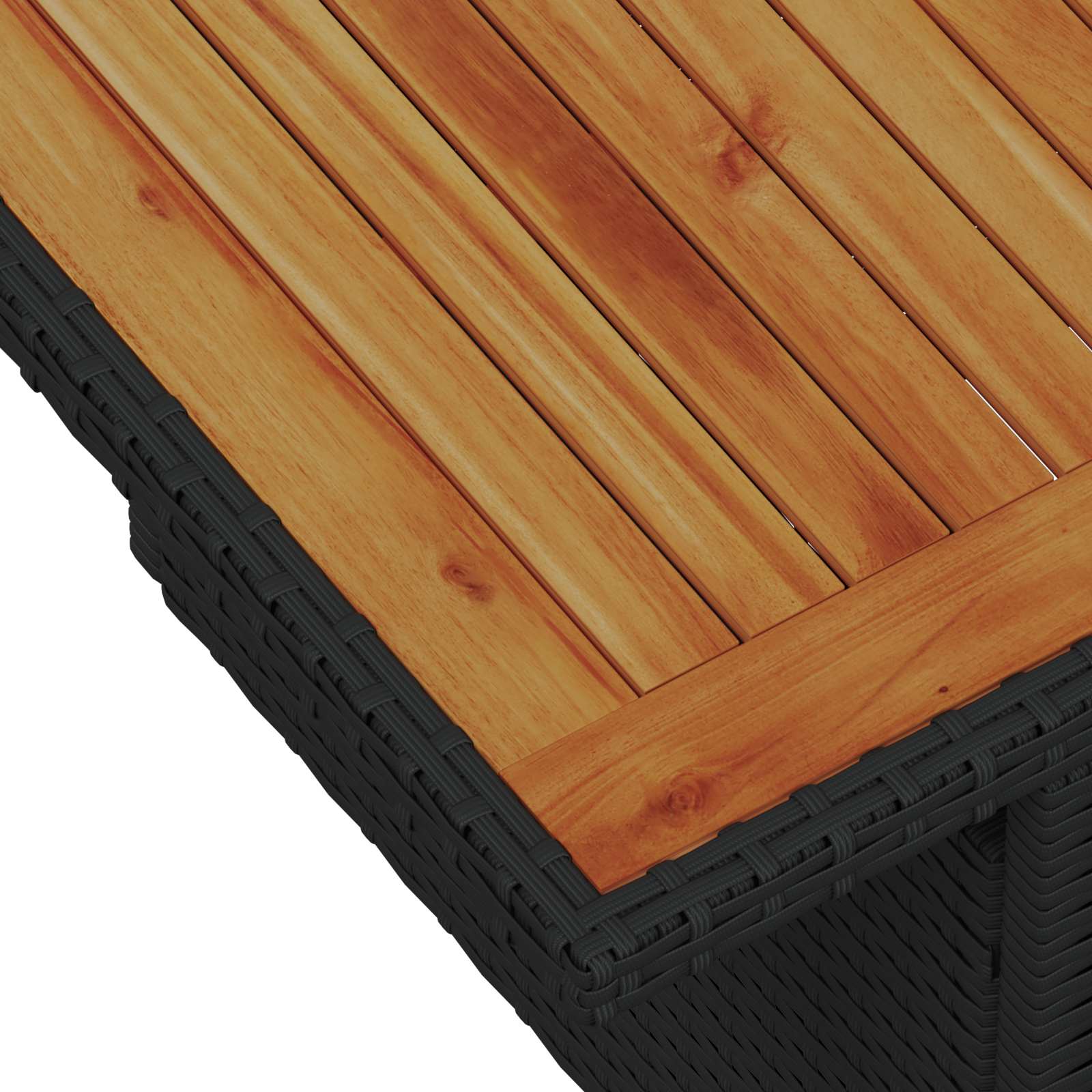 Ensemble de canapé de jardin 6 pcs Noir polyrotin - XIOS