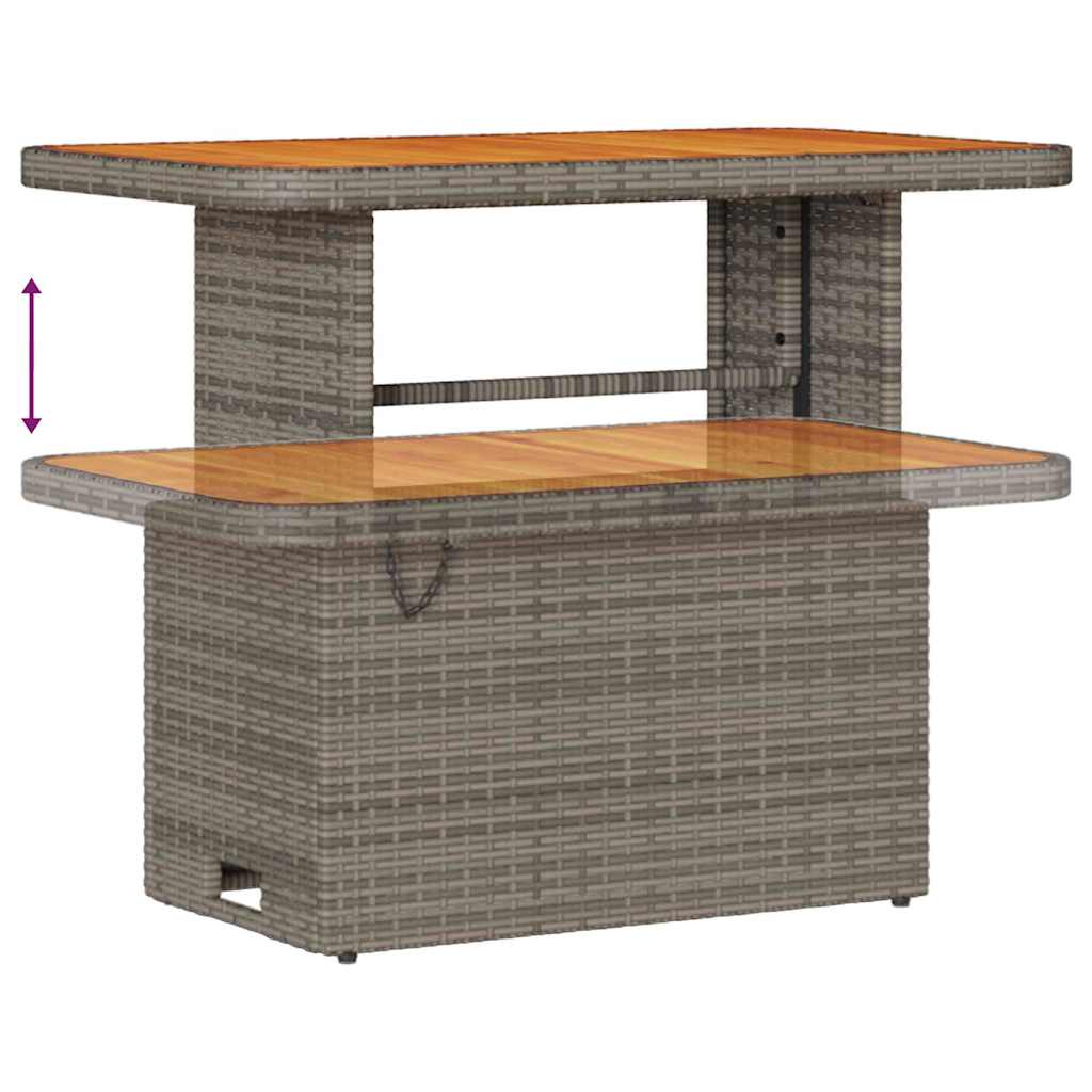Ensemble de canapé de jardin 11 pcs Gris polyrotin - XIOS