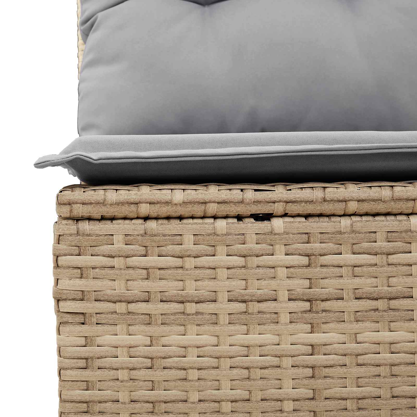 Ensemble de canapé de jardin 9 pcs Beige polyrotin - XIOS