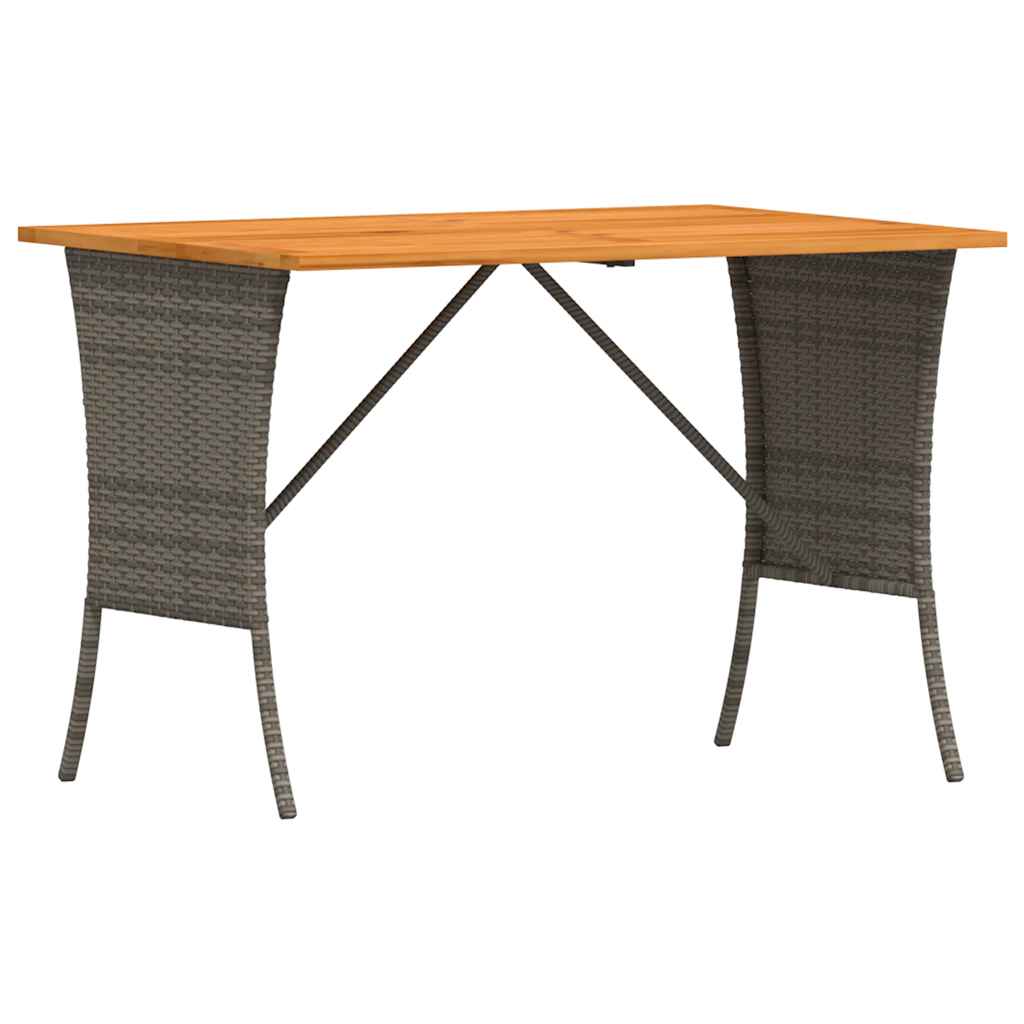 Salon de jardin 4 pcs avec coussins forme L gris résine tressée - XIOS