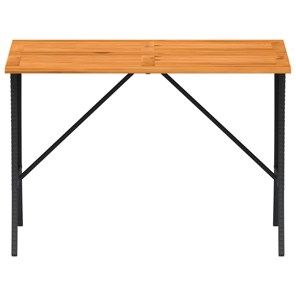 Salon de jardin 3 pcs avec coussins noir résine tressée - XIOS