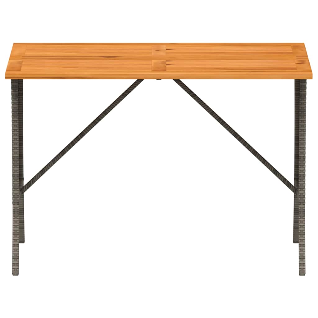 Salon de jardin avec coussins 3 pcs gris résine tressée - XIOS