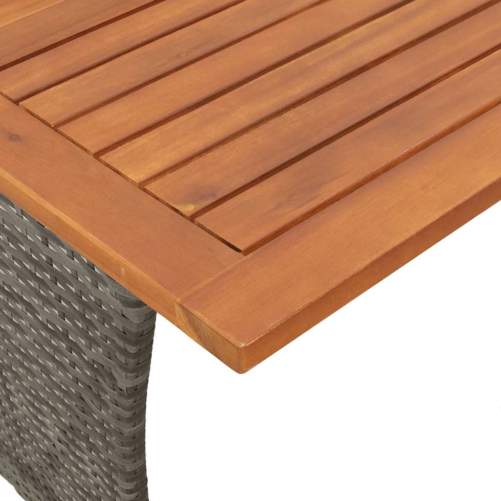 Salon de jardin 5 pcs avec coussins gris résine tressée - XIOS